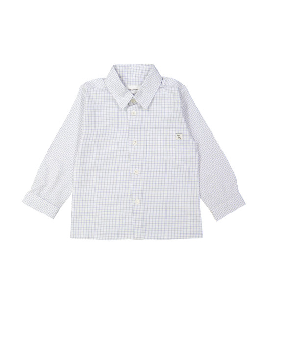 Shirt checks blue