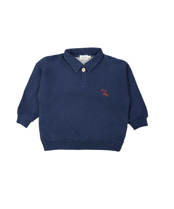 Polo Sweater filou dark blue melange