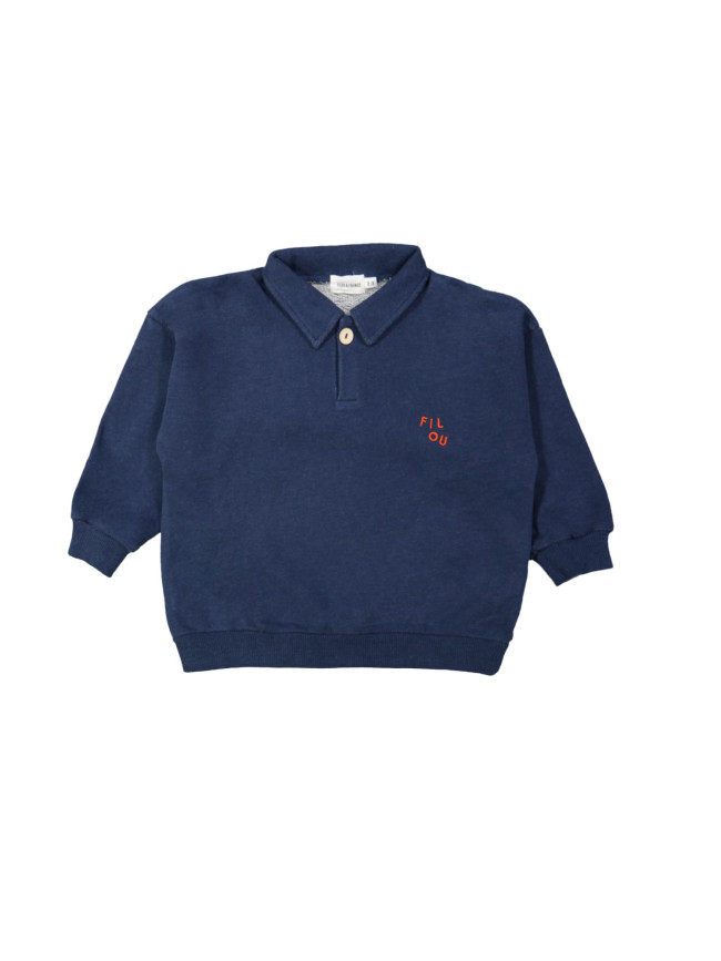 Polo Sweater filou dark blue melange