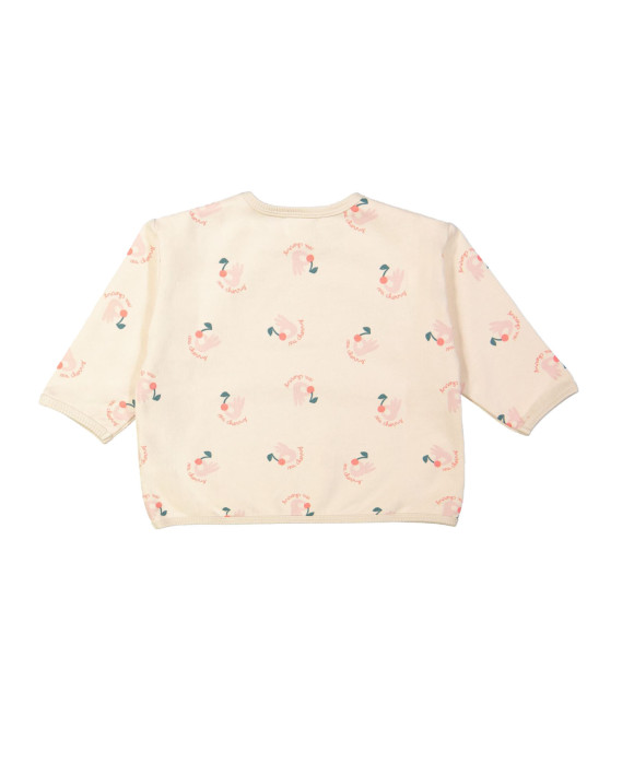 Sweater ma cherry beige