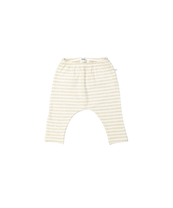 Pants stripe beige