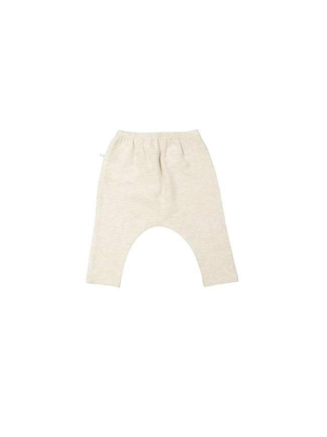 Pants fine stripe beige