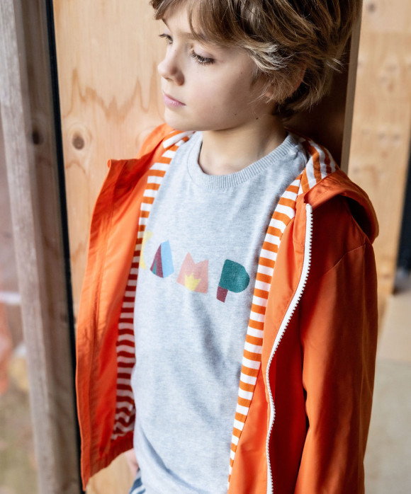 Summer coat orange