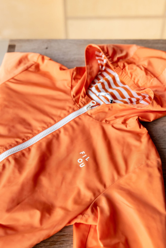 Summer coat orange