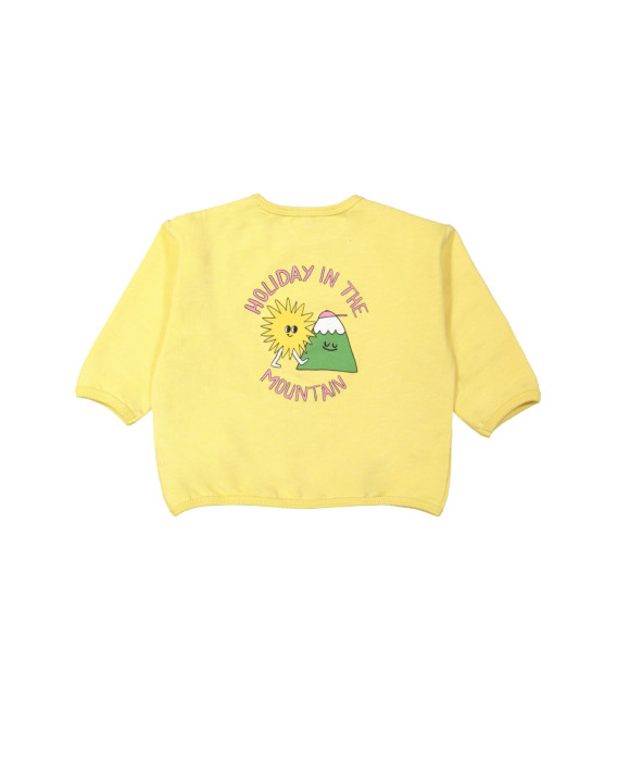 Sweater mountain holiday yellow rose