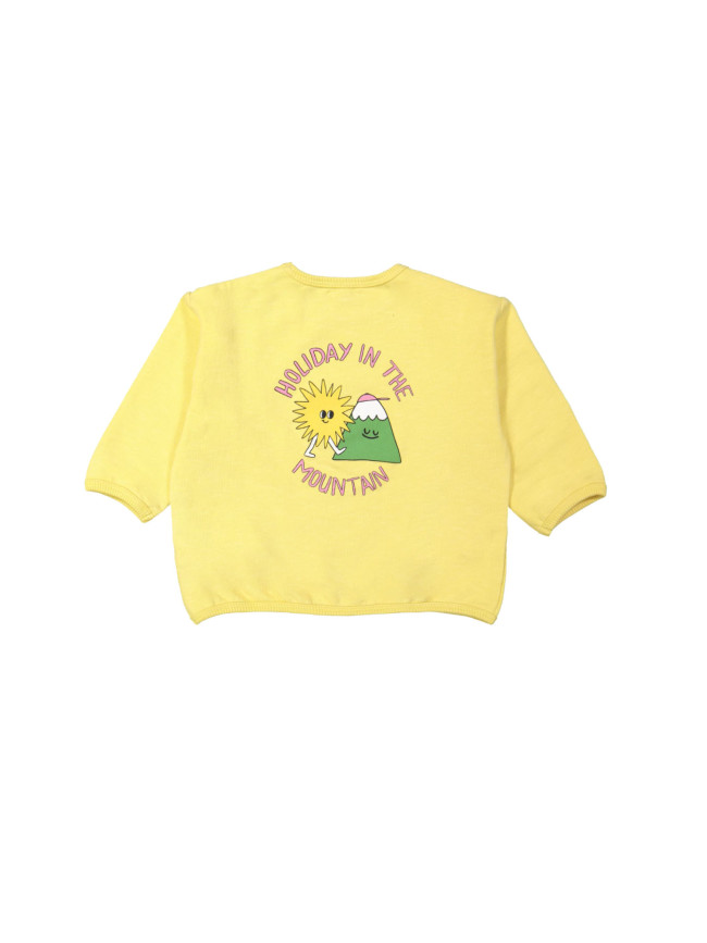Sweater mountain holiday yellow rose
