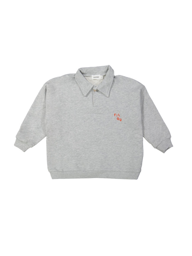 Polo Sweater filou gray melange