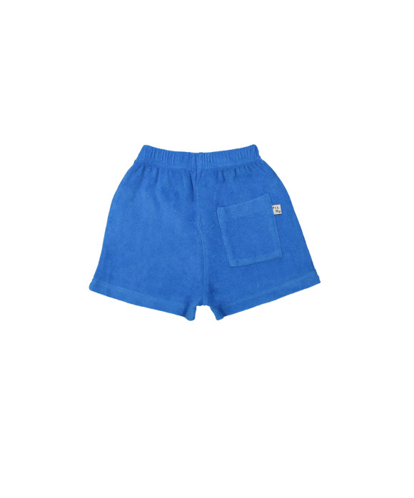 Short sponge electric blue