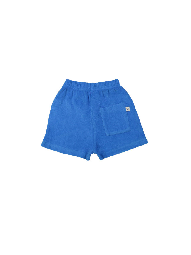 Short sponge electric blue