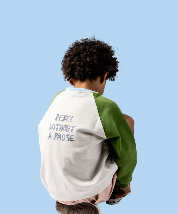 Sweater rebel multicolore light gray