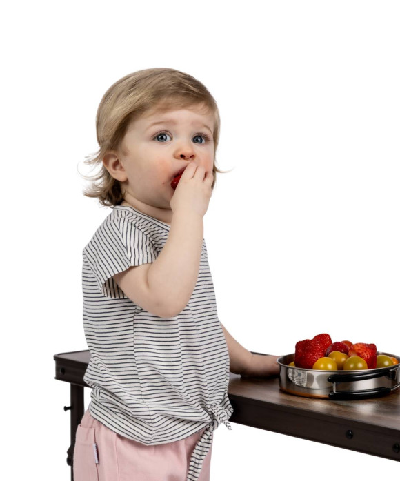 T-shirt bow stripe dark blue