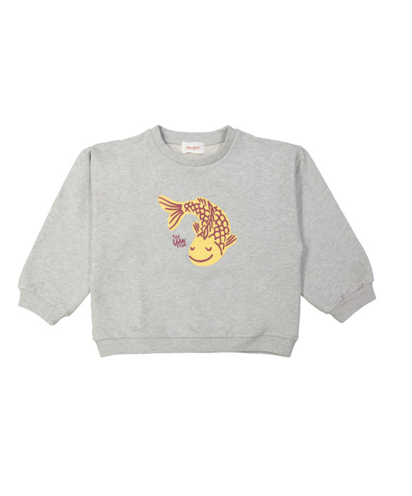 Sweater fish gray chiné