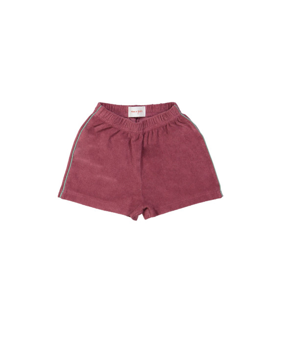 Short sponge burgundy