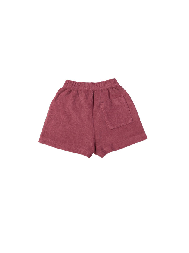 Short sponge burgundy