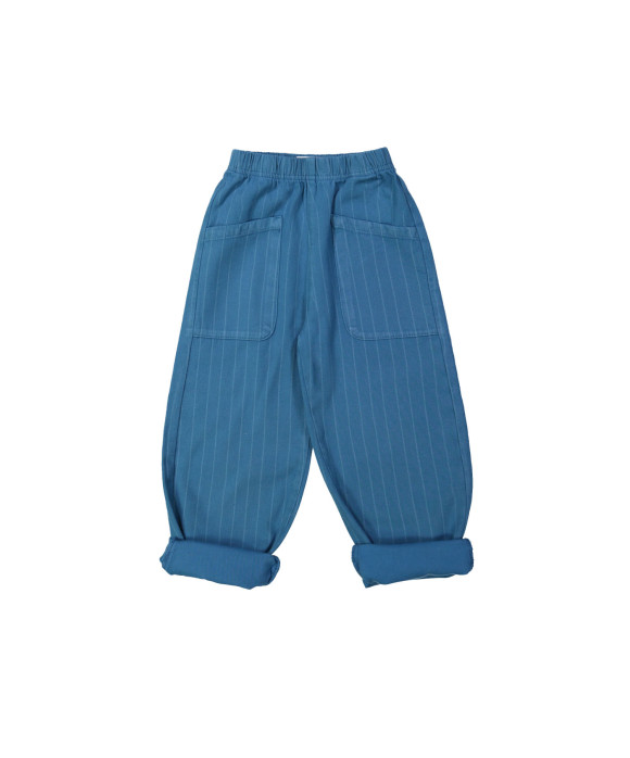 Pants stripe petrol