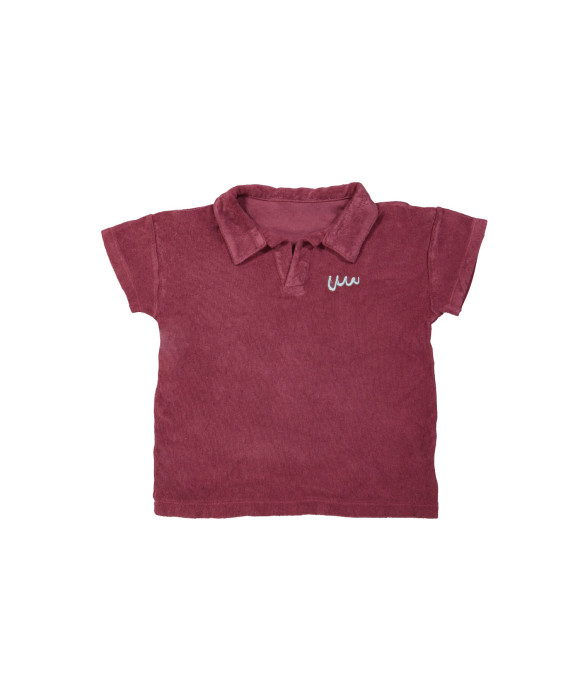 Polo sponge WW burgundy
