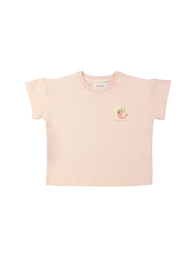 T-shirt music light pink