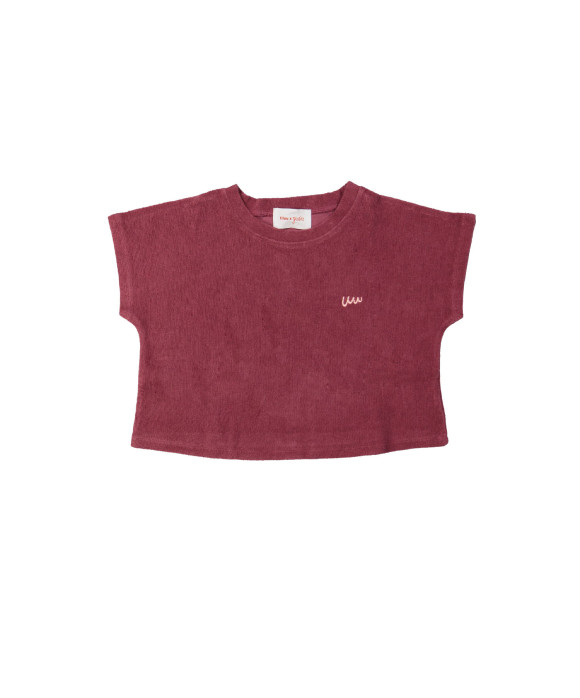 T-shirt sponge WW burgundy