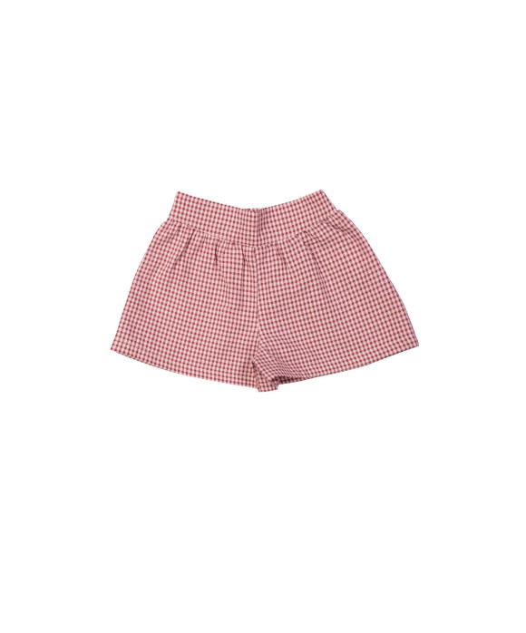 Short checks light pink