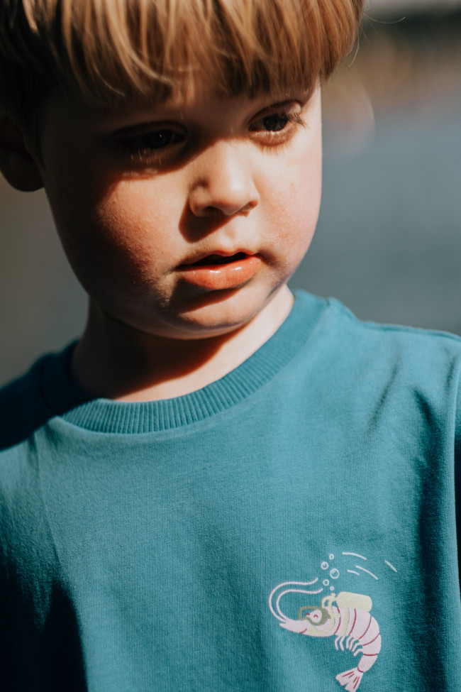 T-shirt diving petrol