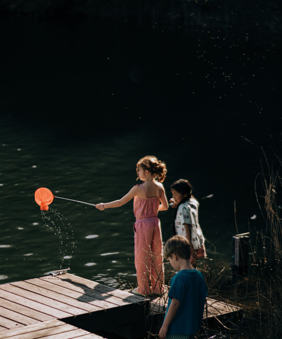 Pants checks light pink