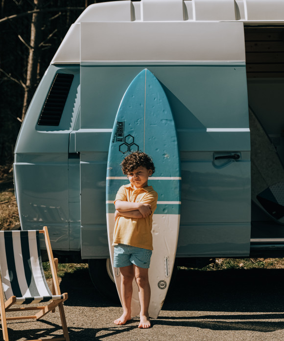 Zwemshort WW stripe petrol