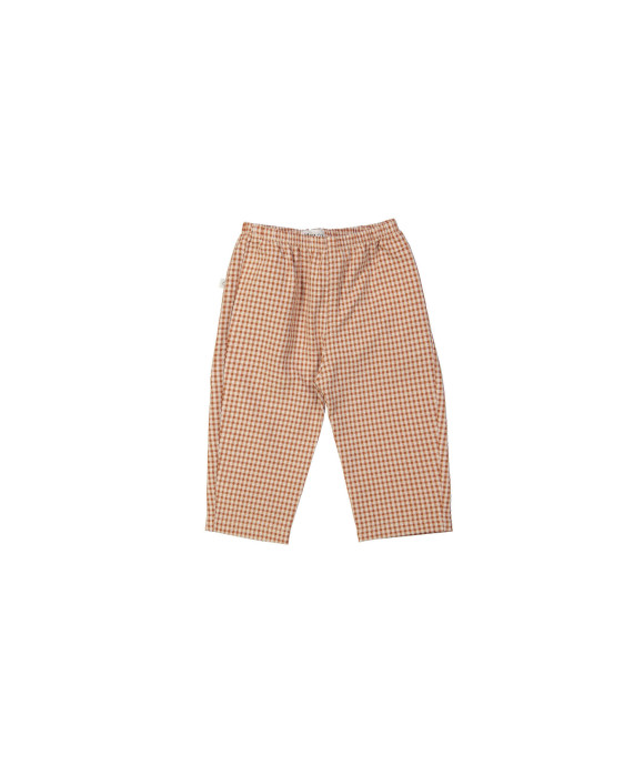 Comfy pants vichy checks brown