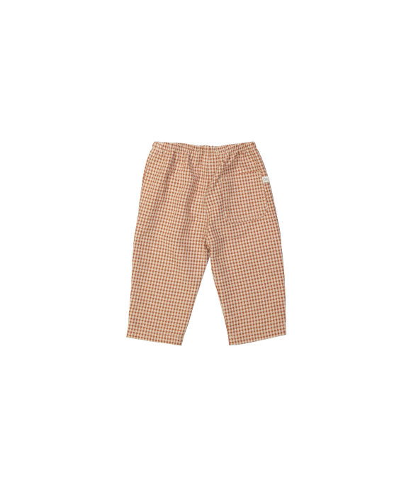 Comfy pants vichy checks brown