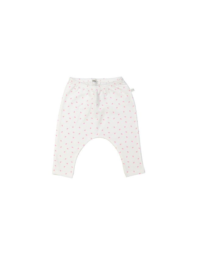 Pants strawberry white