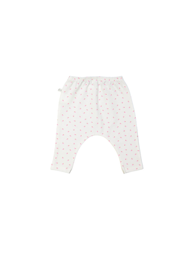 Pants strawberry white