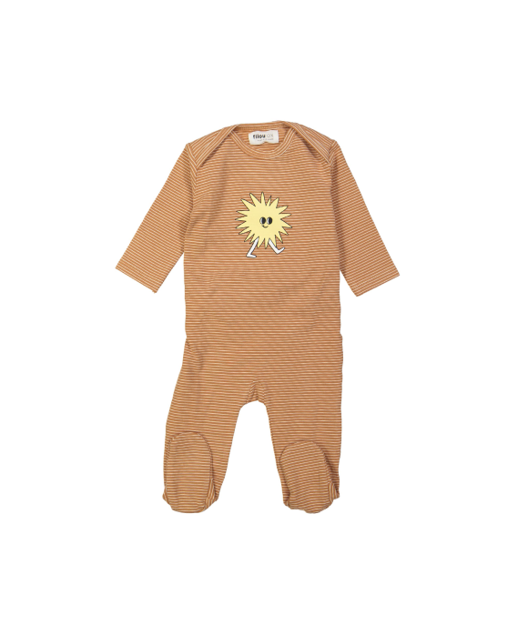 Pyjamas stripe sun light brown