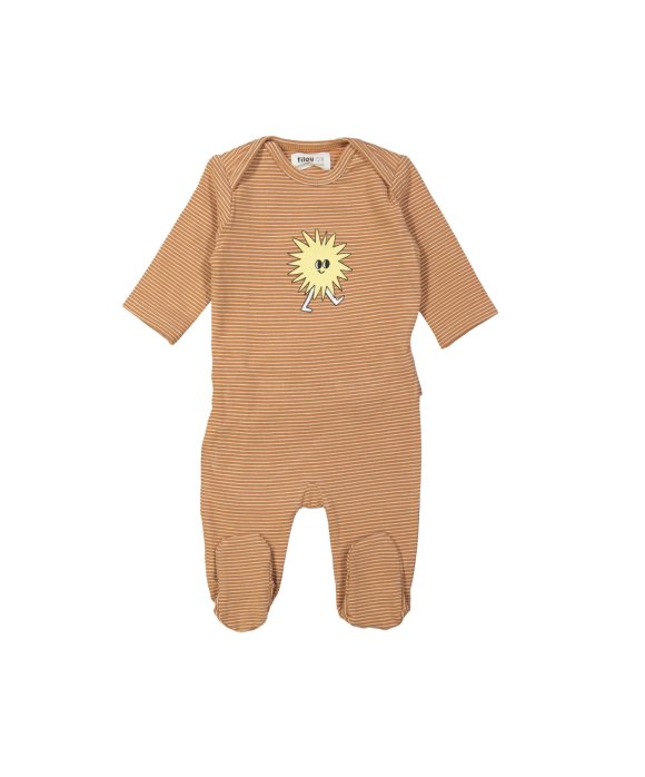 Pyjamas stripe sun light brown