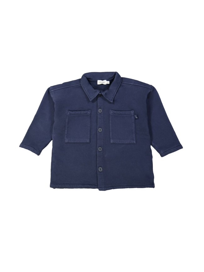 Shirt molton dark blue