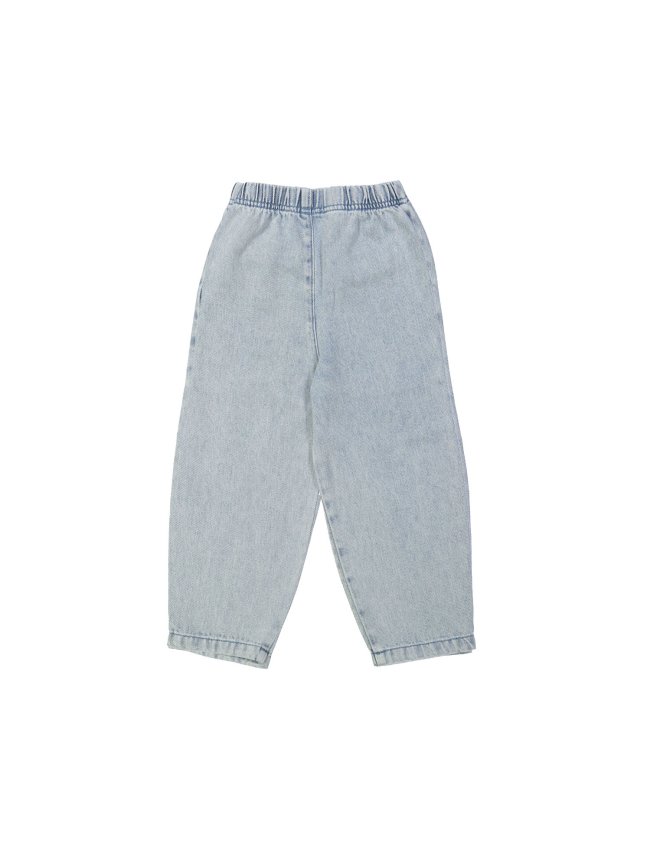 Jeans balloon snow bleach pocket