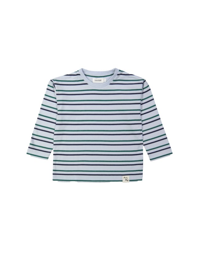 T-shirt stripe light blue