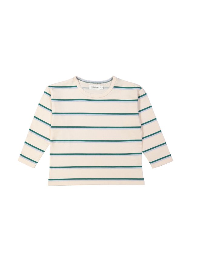 T-shirt stripe light pink