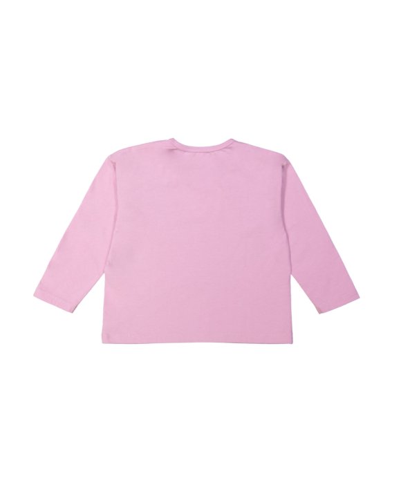 T-shirt animal friend mauve