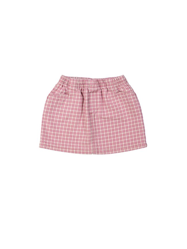 Skirt checks pink
