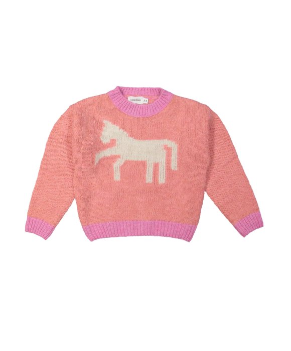 Pull horse pink
