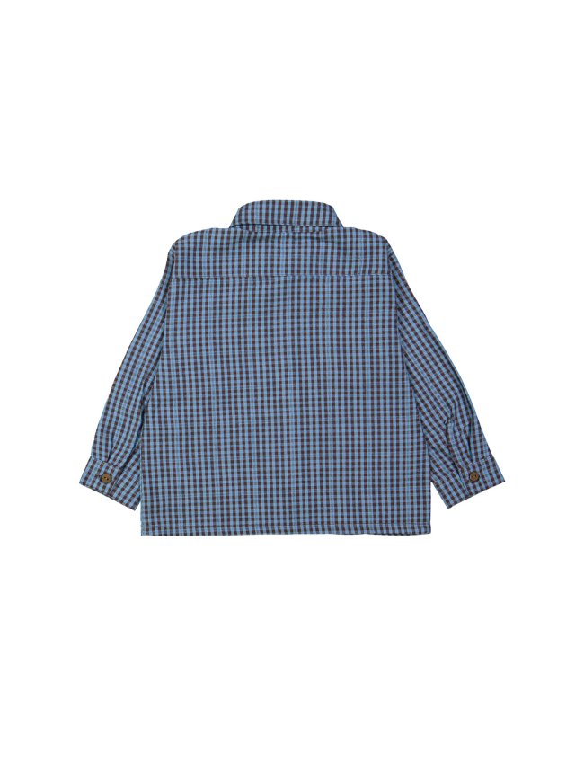Shirt checks blue