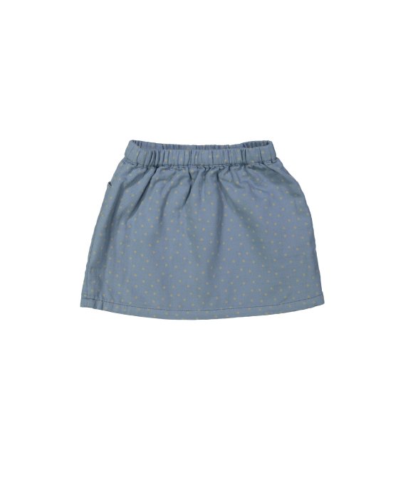 Skirt dots gray-blue