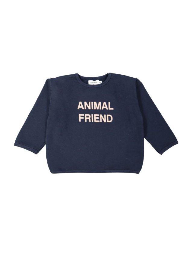 Sweater animal friend dark blue