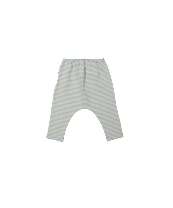 Pants stripe light blue melange