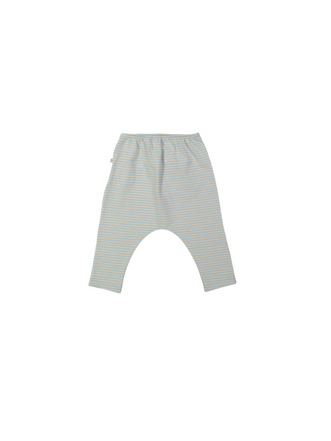 Pants stripe light blue melange