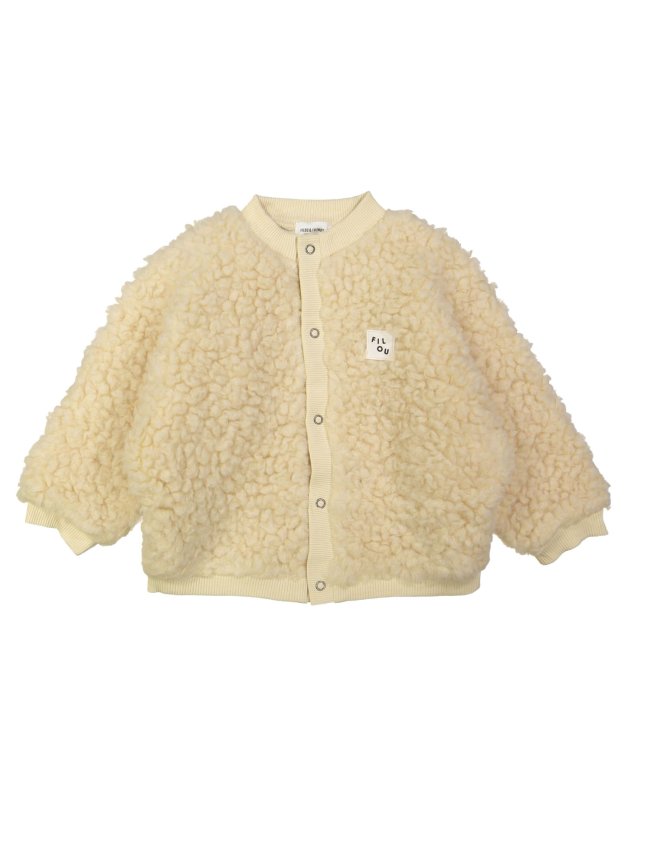 Gilet teddy beige