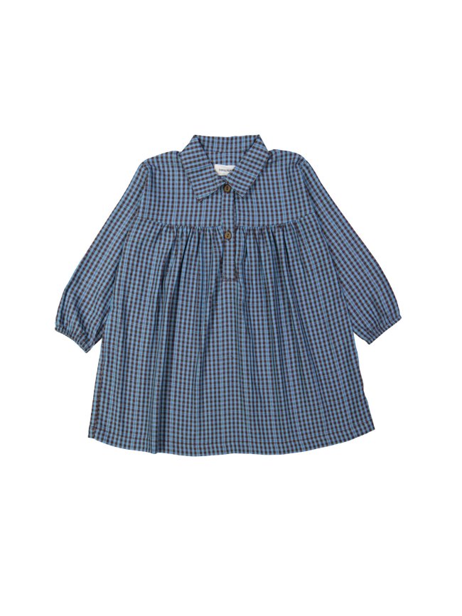 Dress checks blue