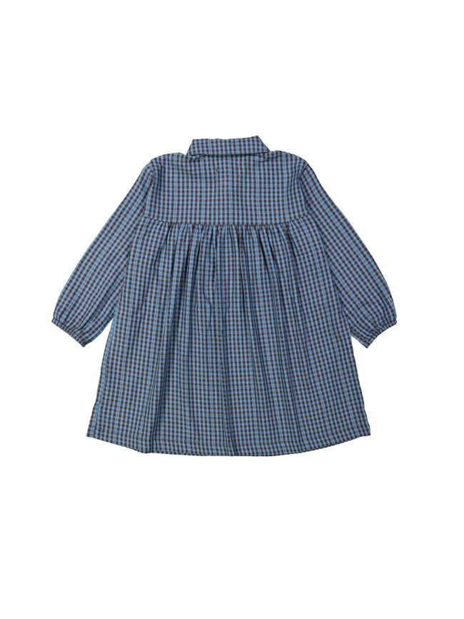 Dress checks blue