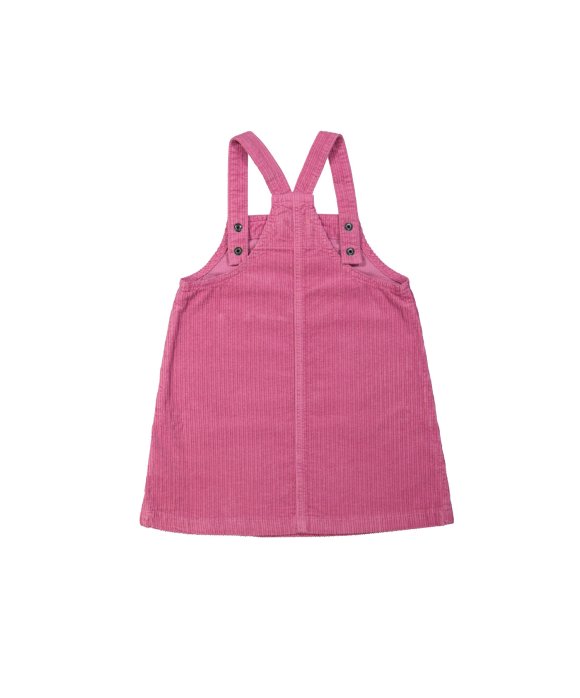 Dress wide rib bright pink