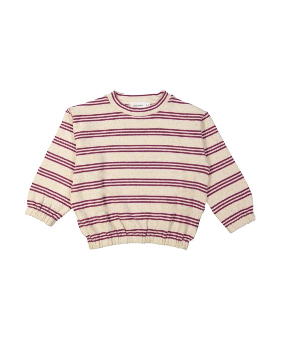 Sweater stripe bright pink