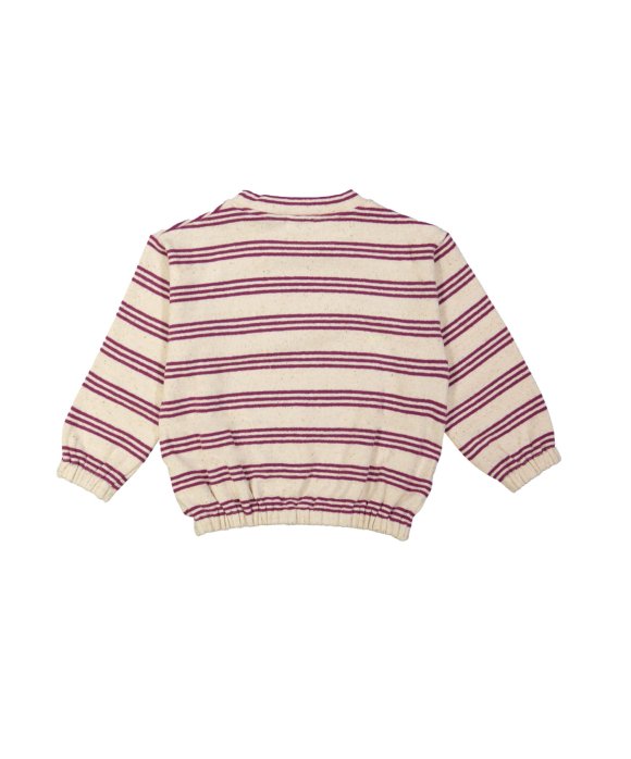 Sweater stripe bright pink